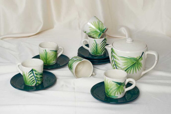 طقم القهوة 13 قطعة LEAF
